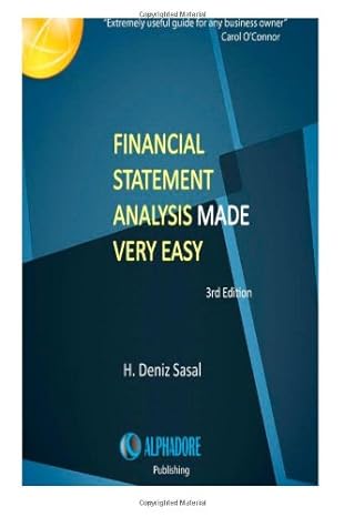 financial statement analysis made very easy 3rd edition h. deniz sasal 1478324902, 978-1478324904