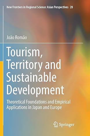 tourism territory and sustainable development theoretical foundations and empirical applications in japan and