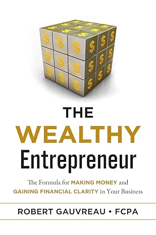 the wealthy entrepreneur the formula for making money and gaining financial clarity in your business 1st