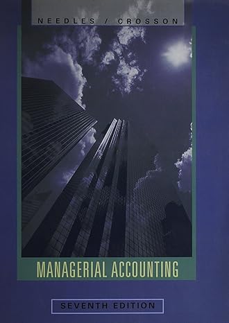 managerial accounting custom publication 7th edition belverd e. needles 0618681922, 978-0618681921