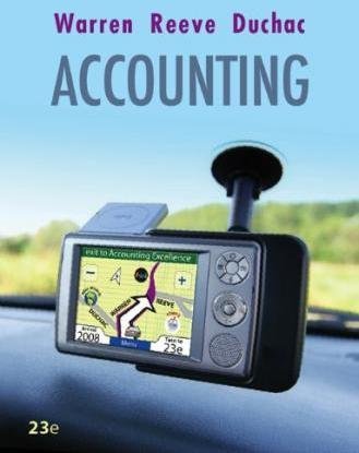 accounting 23rd edition warren s. carl 0324555865, 978-0324555868