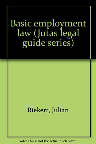 basic employment law 1st edition julian riekert 0702118427, 9780702118425
