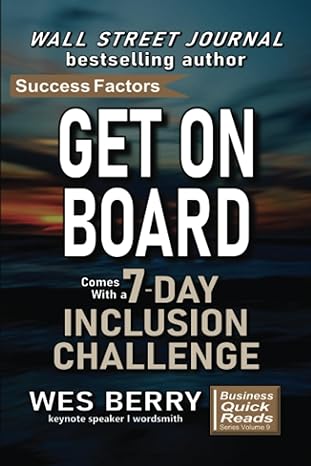 get on board com 7 day with inclusion challenge 1st edition wes berry 979-8987524633