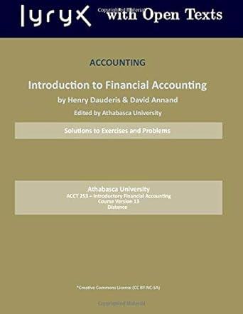 accounting introduction to financial accounting solutions to exercises and problems 2015th edition henry