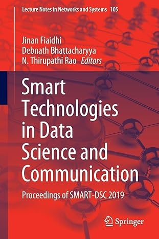 smart technologies in data science and communication proceedings of smart dsc 2019 1st edition jinan fiaidhi