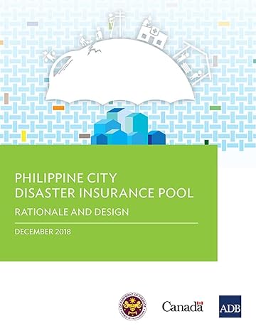 philippine city disaster insurance pool rationale and design 1st edition asian development bank 9292614762,