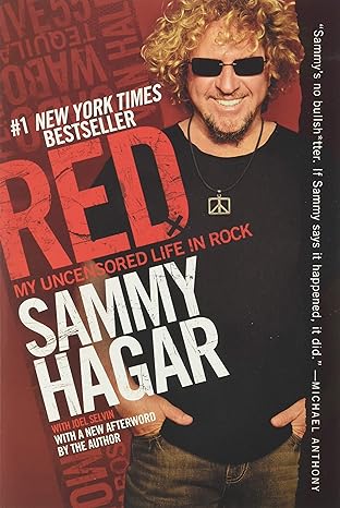 red my uncensored life in rock 1st edition sammy hagar 006200929x, 978-0062009296