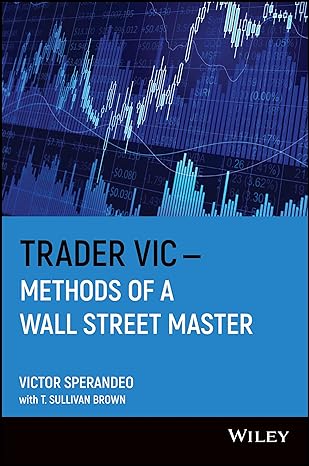trader vic methods of a wall street master 1st edition victor sperandeo ,t. sullivan brown 0471304972,