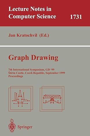 graph drawing 7th international symposium gd 99 stirin castle czech republic september 1999 proceedings 1st