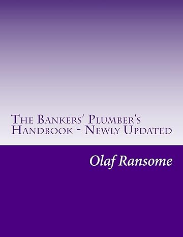 the bankers plumbers handbook 7th edition olaf ransome 1545299528, 978-1545299524