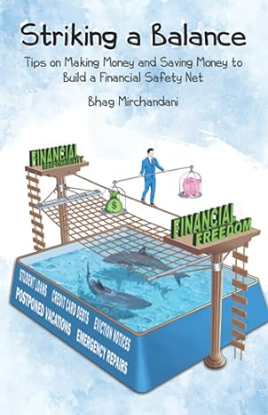 striking a balance tips on making money and saving money to build a financial safety net 1st edition bhag