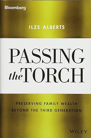 passing the torch preserving family wealth beyond the third generation 1st edition ilze alberts 1119486440,