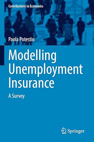 modelling unemployment insurance a survey 1st edition paola potestio 303091321x, 978-3030913212