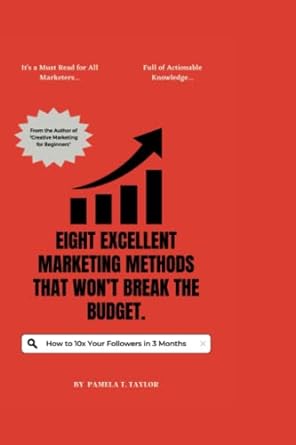 eight excellent marketing methods that wont break the budget 1st edition pamela t taylor 979-8359452588