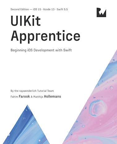 uikit apprentice beginning ios development with swift 1st edition raywenderlich tutorial team ,fahim farook