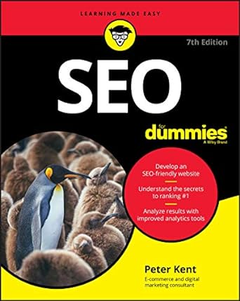 seo for dummies 7th edition peter kent 1119579570, 978-1119579571