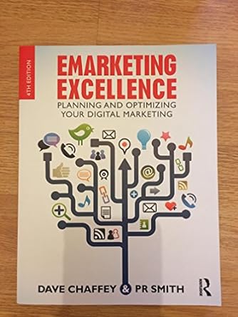 emarketing excellence planning and optimizing your digital marketing 4th edition dave chaffey ,pr smith