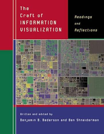the craft of information visualization readings and reflections 1st edition benjamin b. bederson ,ben