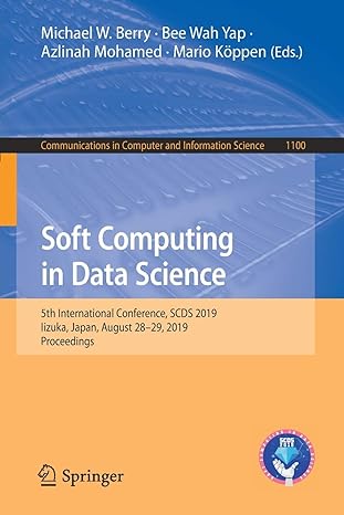 soft computing in data science 5th international conference scds 2019 lizuka japan august 28 29 2019