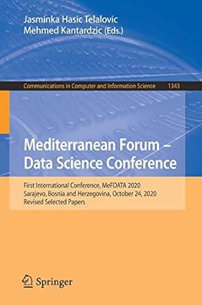 mediterranean forum data science conference first international conference mefdata 2020 sarajevo bosnia and