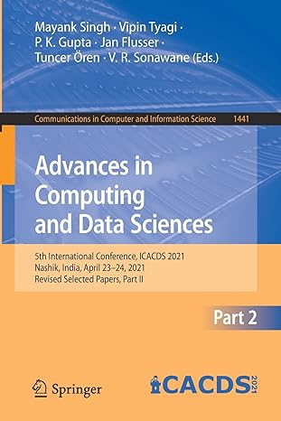 advances in computing and data sciences 5th international conference icacds 2021 nashik india april 23 24