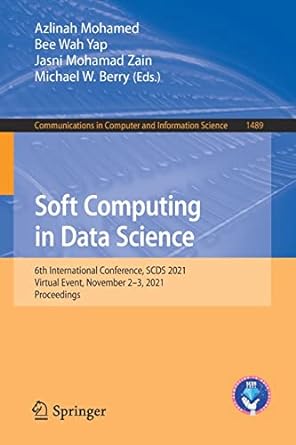 soft computing in data science 6th international conference scds 2021 virtual event november 2 3 2021