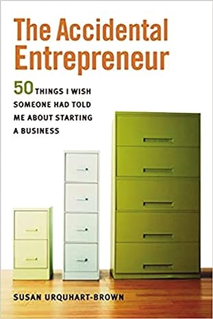 the accidental entrepreneur the 50 things i wish someone had told me about starting a business 1st edition