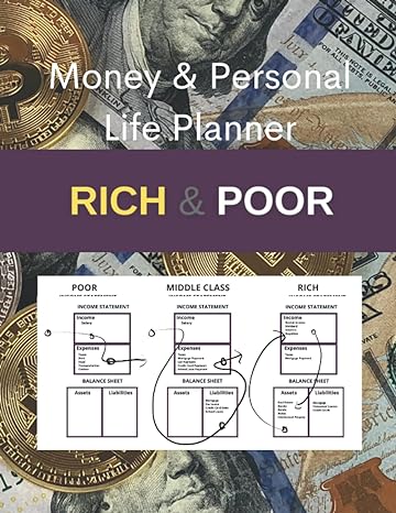 money and personal life planner rich and poor 1st edition adisak mapho 979-8809178327