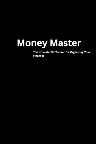 Money Master The Ultimate Bill Tracker For Organizing Your Finances