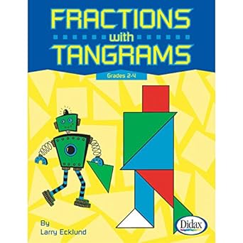 fractions with tangrams grades 2 4 1st edition larry ecklund 1583242554, 978-1583242551