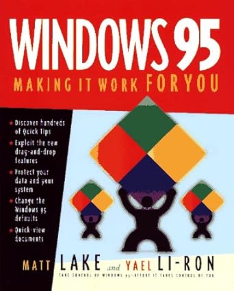 windows 95 making it work for you 1st edition matthew lake ,matt lake 1562762885, 978-1562762889