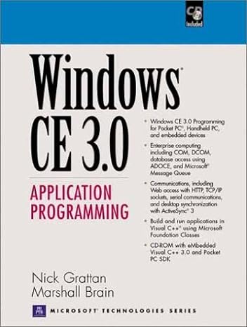 windows ce 3.0 application programming 1st edition nick grattan ,marshall brain 0130255920, 978-0130255921