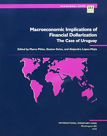 macroeconomic implications of financial dollarization the case of uruguay imf occasional paper no 263 1st