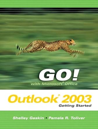go with microsoft office outlook 2003 getting started 1st edition pamela r toliver ,shelley gaskin