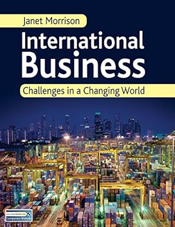 international business challenges in a changing world 1st edition janet morrison 1403945632, 978-1403945631