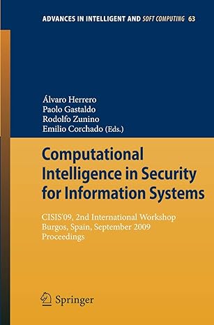 computational intelligence in security for information systems cisis09 2nd international workshop burgos