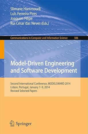 model driven engineering and software development second international conference modelsward 2014 lisbon