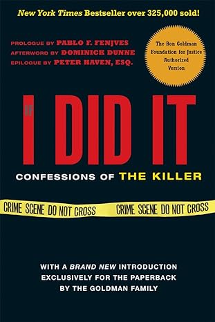 if i did it confessions of the killer 1st edition o j simpson 0825305934, 978-0825305931