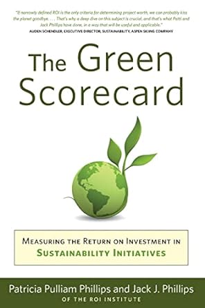 green scorecard measuring the return on investment in sustainability initiatives 1st edition patricia pulliam