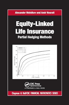 equity linked life insurance partial hedging methods 1st edition alexander melnikov ,amir nosrati 0367657775,