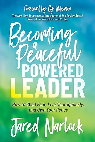 becoming a peaceful powered leader how to shed fear live courageously and own your peace 1st edition jared