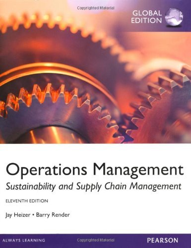 operations management sustainability and supply chain management 7th global edition heizer jay render barry