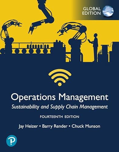 operations management sustainability and supply chain management 14th global edition jay heizer 1292444835,