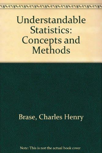 understandable statistics concepts and methods 4th edition charles henry brase , corrinne pellillo brase