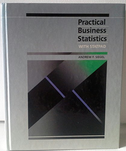 practical business statistics with statpa 1st edition andrew f siegel 0256073139, 9780256073133