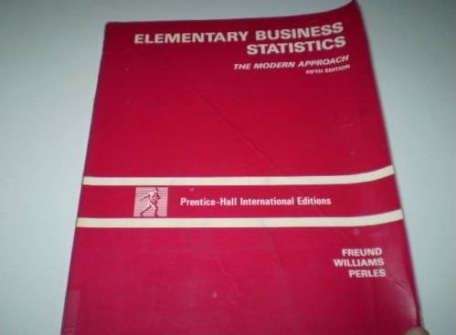 Elementary Business Statistics