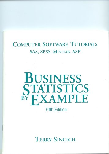 business statistics by example 5th edition terry sincich 013531609x, 9780135316092