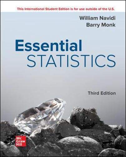 essential statistics 3rd edition william navidi, barry monk 1260598209, 9781260598209