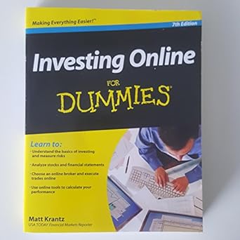 investing online for dummies 7th edition matt krantz 0470769262, 978-0470769263