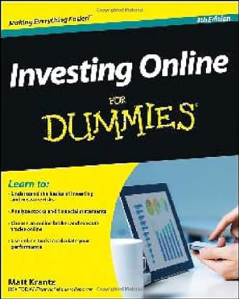 investing online for dummies 8th edition matt krantz 1118495365, 978-1118495360